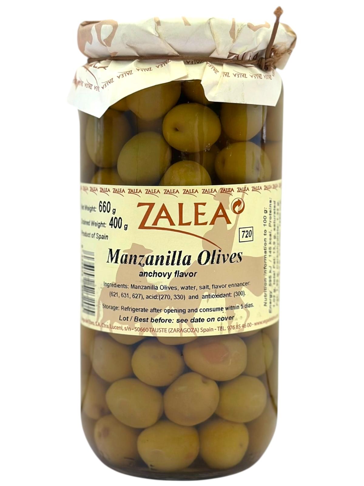 Zalea Aceitunas Manzanilla 660g (Best Before 21-10-2028)