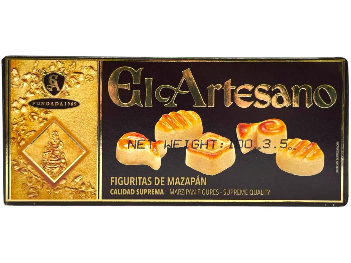 El Artesano Figuritas de Mazapan Spanish Marzipan Figures 100g (Best Before 30-07-2026)
