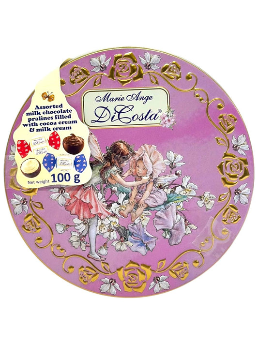 Marie Ange di Costa Flower Fairy Italian With Italian Praline Chocolates Filled with cocoa cream & milk cream  —Il Girotondo in Pink 100g (Best Before 31-12-2026)