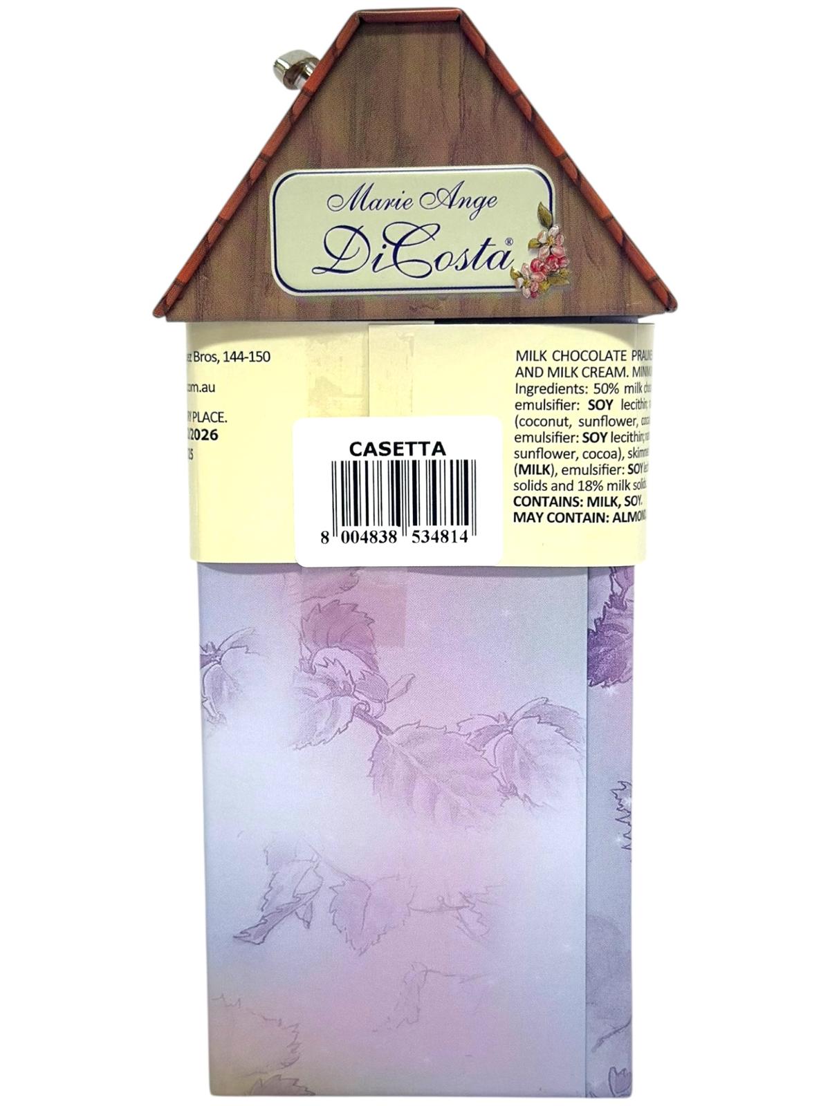 Marie Ange di Costa Italian Flower Fairy Music Box with Praline Chocolates--Casa degli Uccelli La Danza 140g (Best Before 31-12-2026)