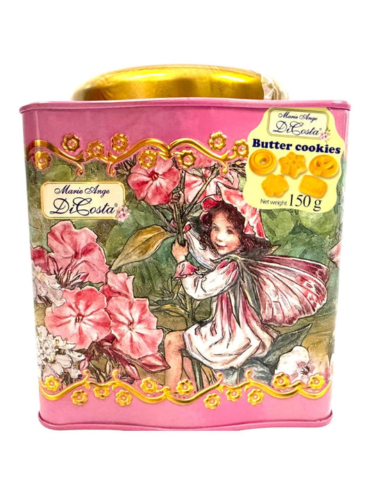 Marie Ange di Costa Flower Fairy Italian Butter Cookies—Il Boccetta in Rose 150g (Best Before 31-08-2026)