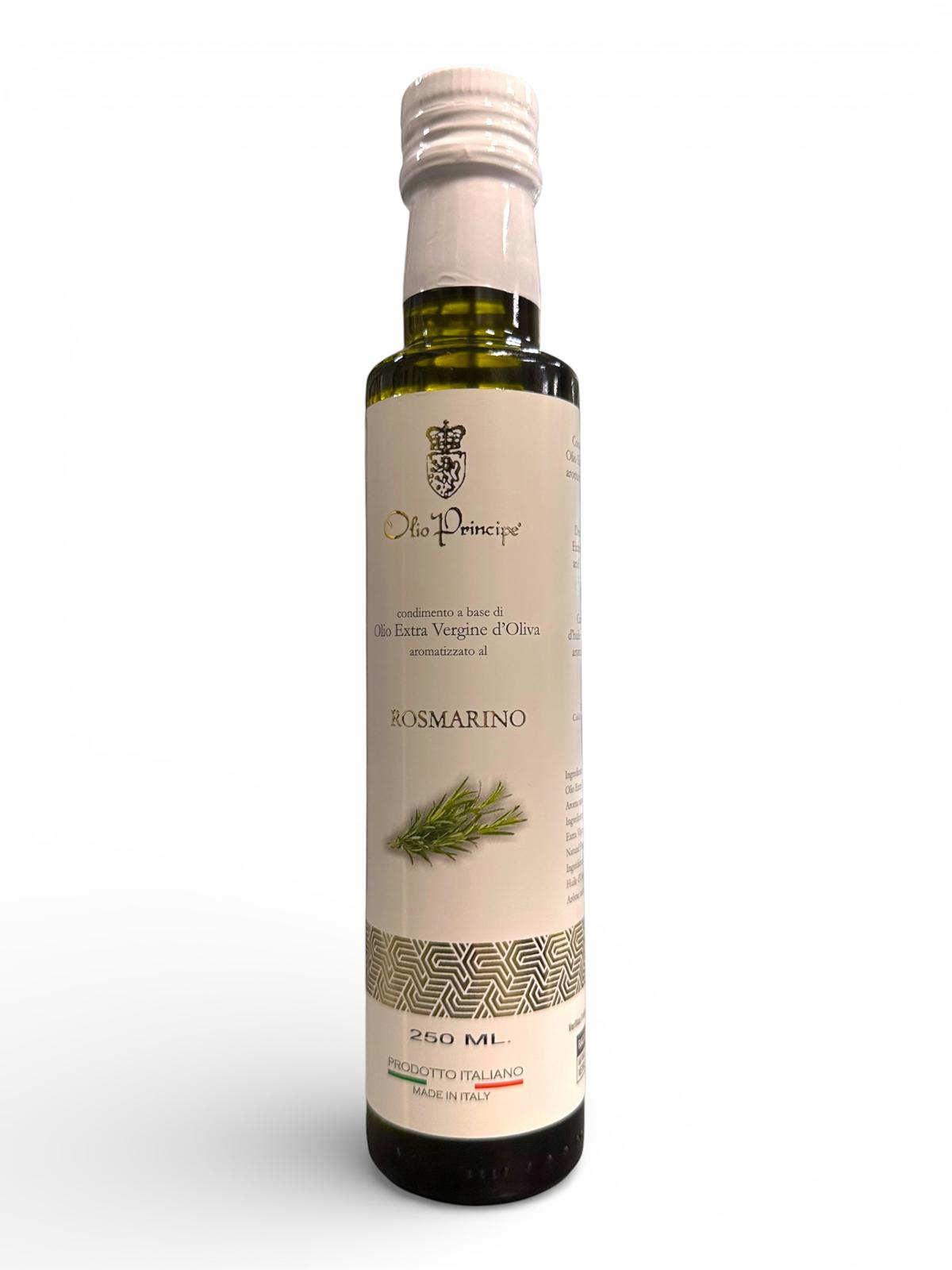 Olio Principe Sicilian Extra Virgin Olive Oil  flavoured with Rosemary 250ml