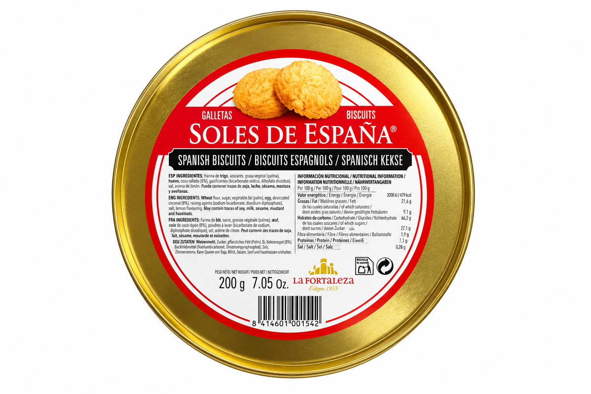 La Fortaleza Bull Fighting Tin Spanish Biscuits 200g (Best Before 30-05-2027)