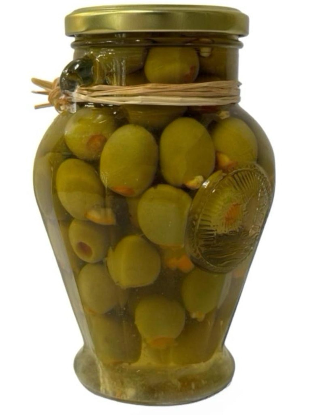 Torremar Spanish Orange Stuffed Manzanilla Olives 580g Best Before April 2027