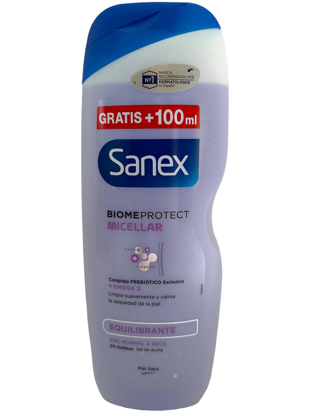 Sanex Spanish Shower Gel 550+100ml