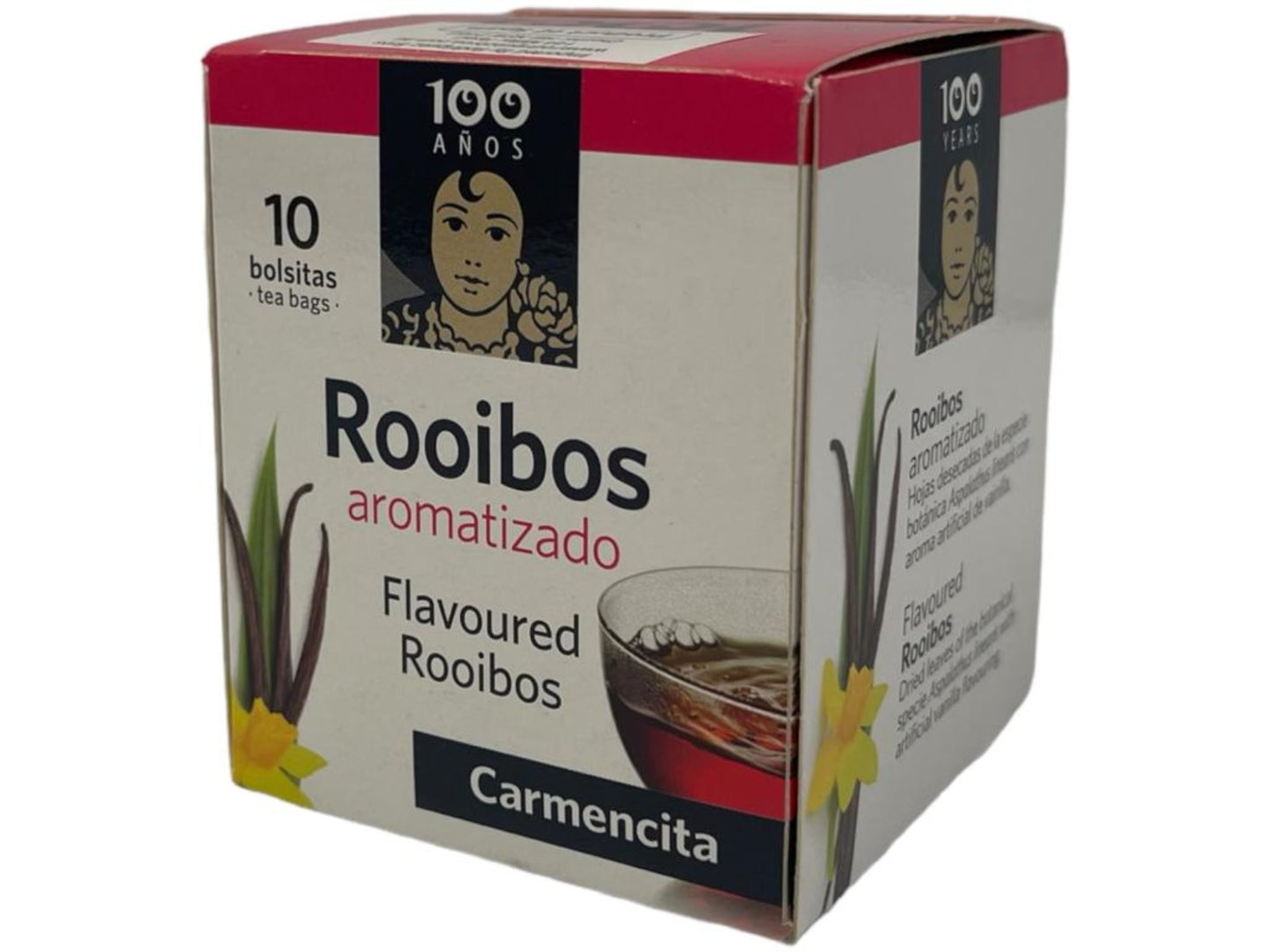 Carmencita Rooibos Vanilla Tea 10x bags 15g (Best Before 01-03-2025)