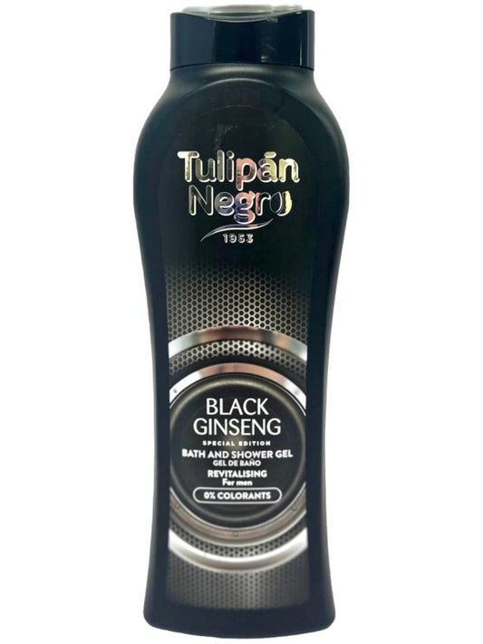 Tulipan Negro Black Ginseng Special Edition Spanish Bath And Shower Gel 650ml