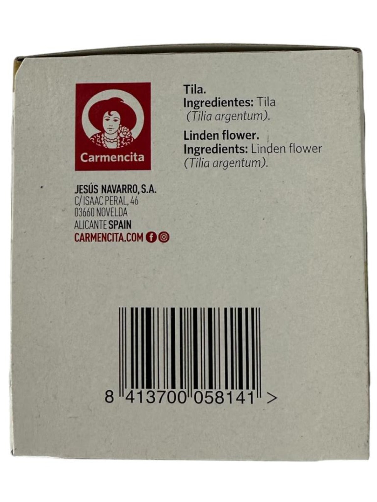 Carmencita Spanish Linden Flower Tea 20x bags 24g - 3 Pack Best Before June 2025