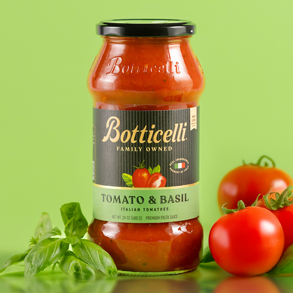 IN STORE ONLY - Botticelli Tomato & Basil Pasta Sauce 680g (Best Before 27-07-2028)