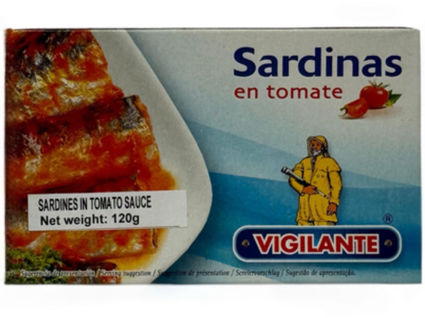 Vigilante Sardinas en Tomate Spain - Sardines in Tomato 120g