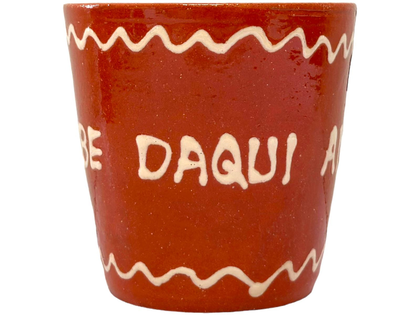 Edgar Picas Copo Direito Bebe Daqui Amiga Portuguese Terracotta Mug 8.5cm x 9cm