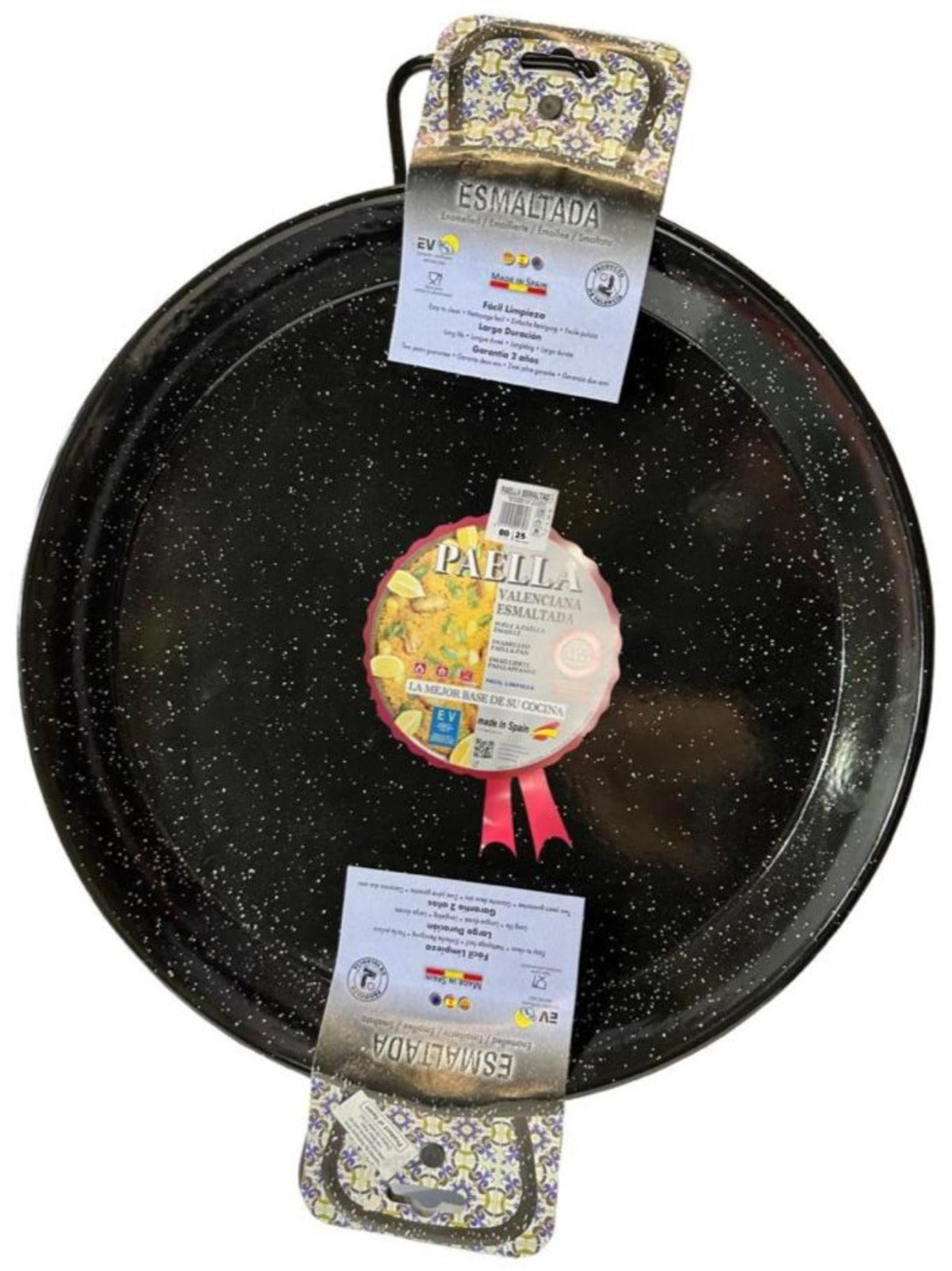 Padella Paella Smaltata 90cm Garcima - Per 50 Porzioni, Acciaio Antiacido - Foto 8