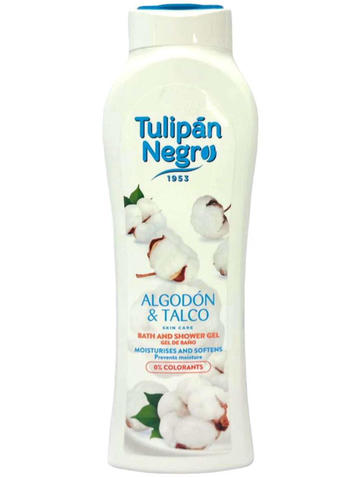 Tulipan Negro Algodon & Talco Spanish Bath And Shower Gel 650ml