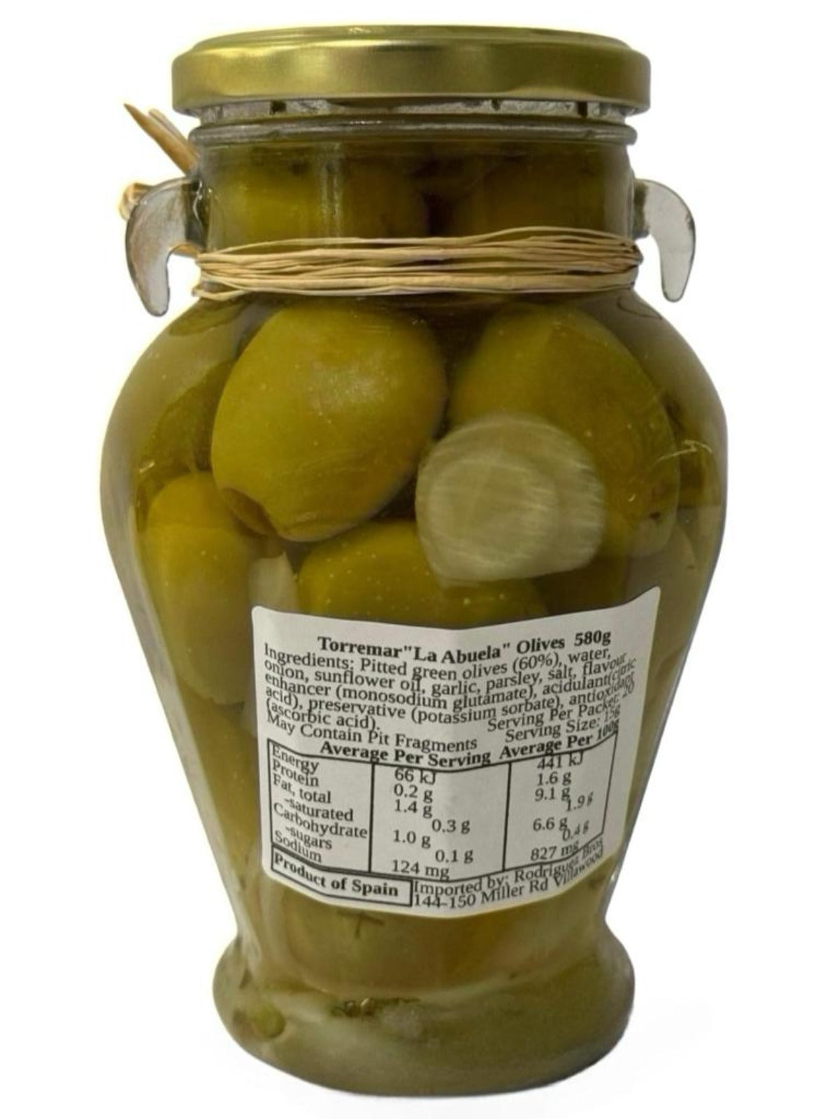 Torremar Spanish Pitted Queen Olives La Abuela Recipe 580g Best Before April 2027