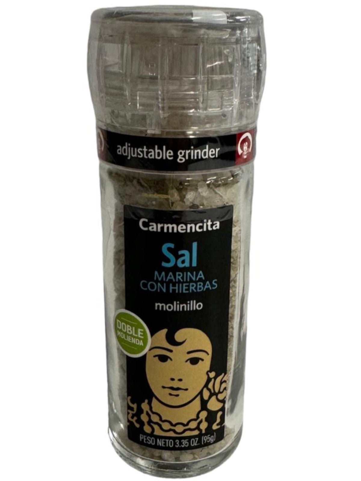 Carmencita Mediterranean Sea Salt With Herbs Grinder 95g
