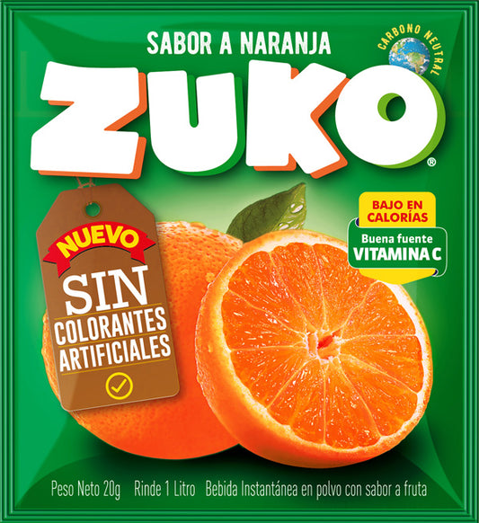 Zuko Orange Flavoured Powdered Juice 20g