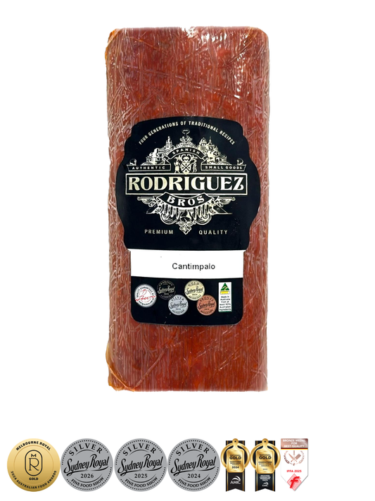 Cantimpalo Half Salami Approx 400g random weight packet. Regular price $12.50 AUD [You are guaranteed to receive at least 390g of product, equivalent price of $32.05 per kg.]