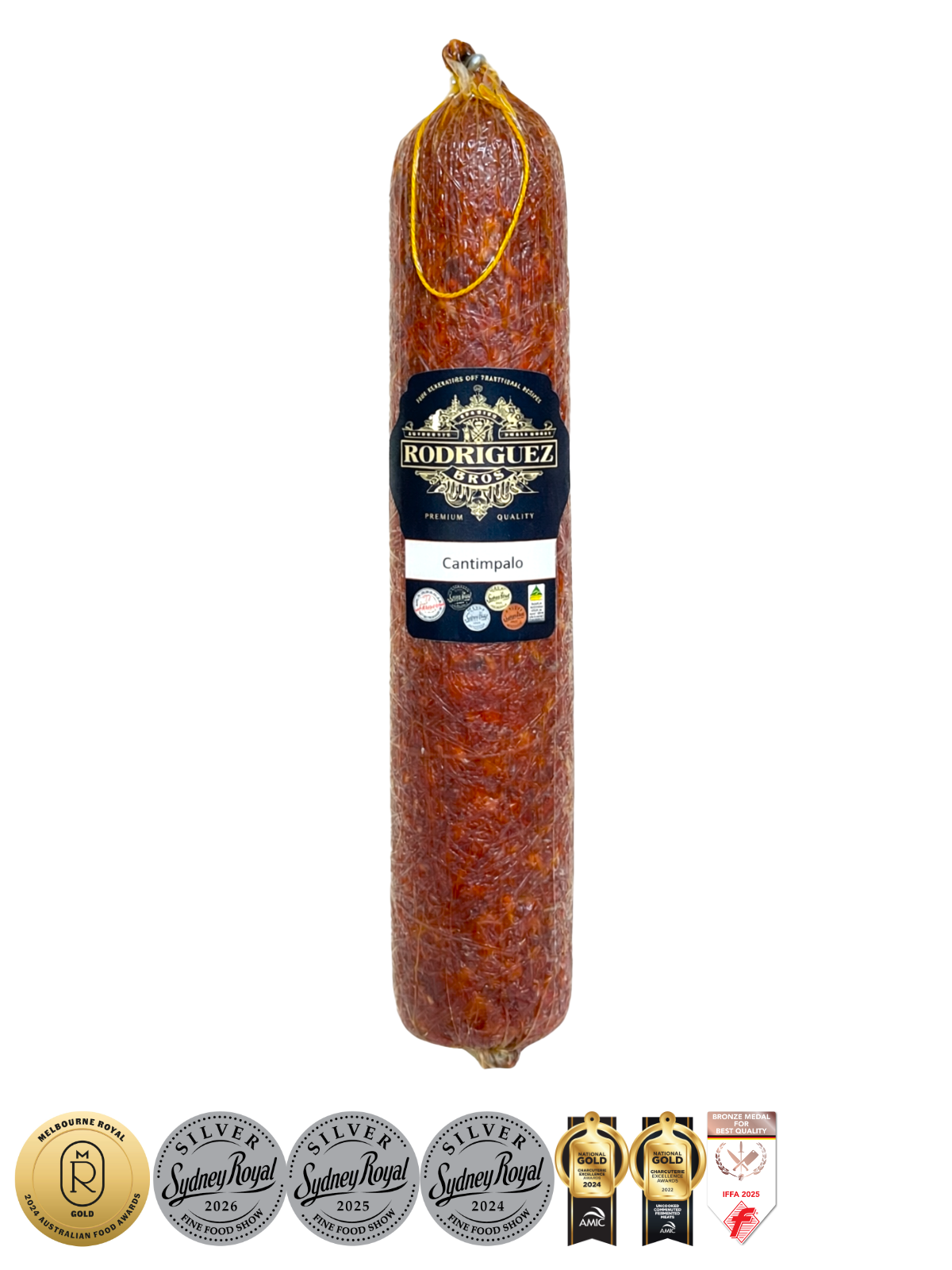 Cantimpalo Full Salami Approx 780g random weight packet. Regular price $25.00 AUD [You are guaranteed to receive at least 750g of product, equivalent price of $33.33 per kg.]