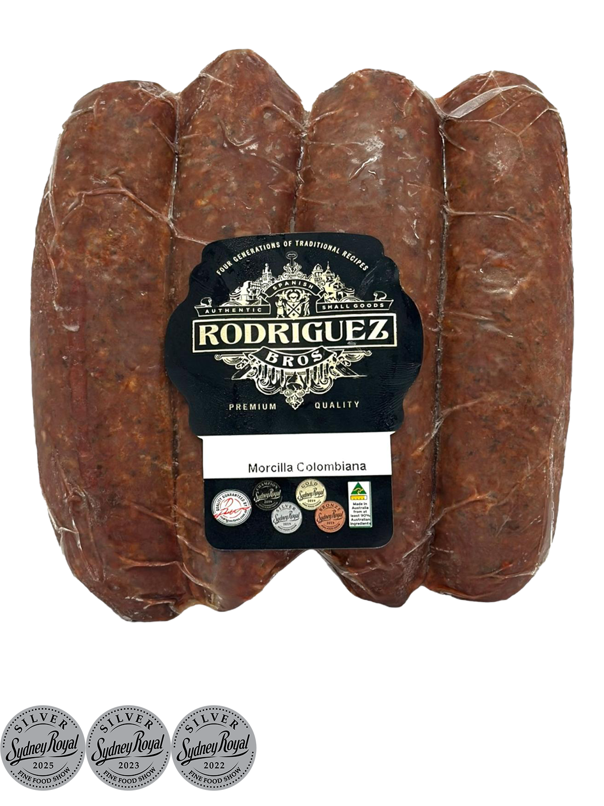 IN STORE ONLY FROZEN - Morcilla Colombiana (rice) 4 piece pack frozen