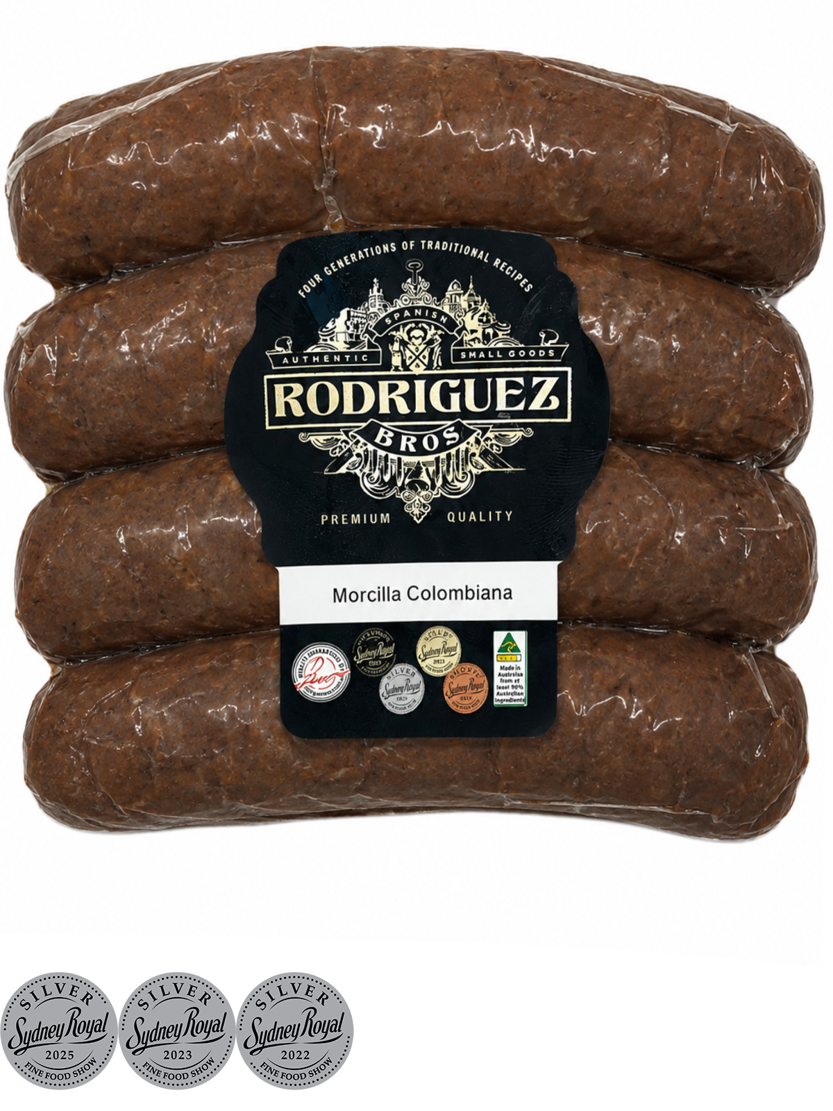 IN STORE ONLY FROZEN - Morcilla Colombiana (rice) 4 piece pack frozen