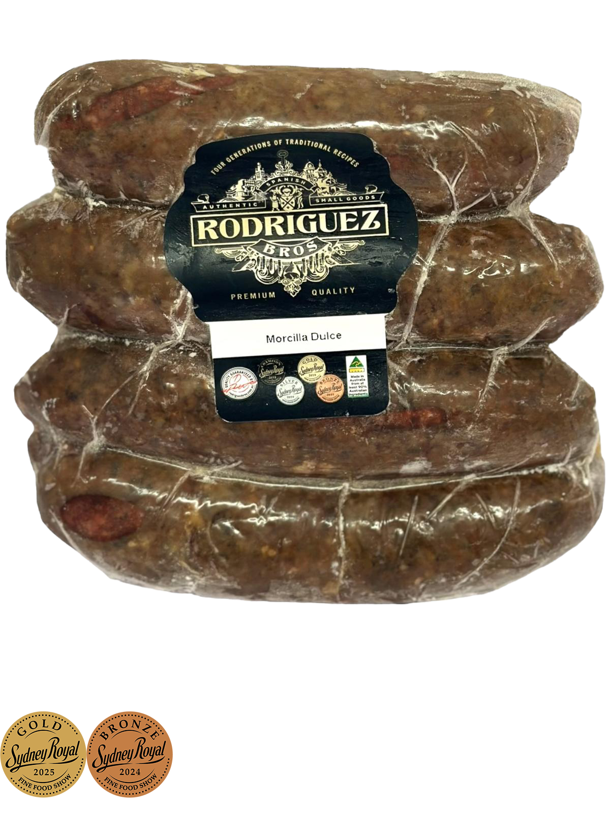 IN STORE ONLY FROZEN - Morcilla Dulce (Sweet) 4 piece pack frozen