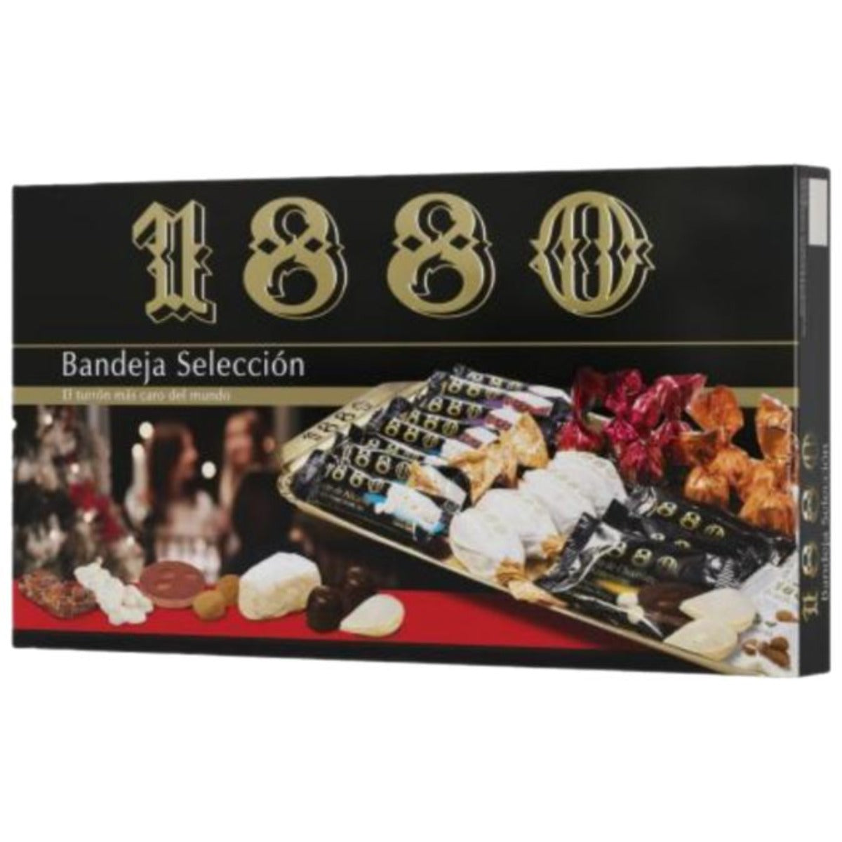 1880 Spanish Selection Chocolate and Nougat with Decorative Tray 450g (Best Before 31-07-2026)