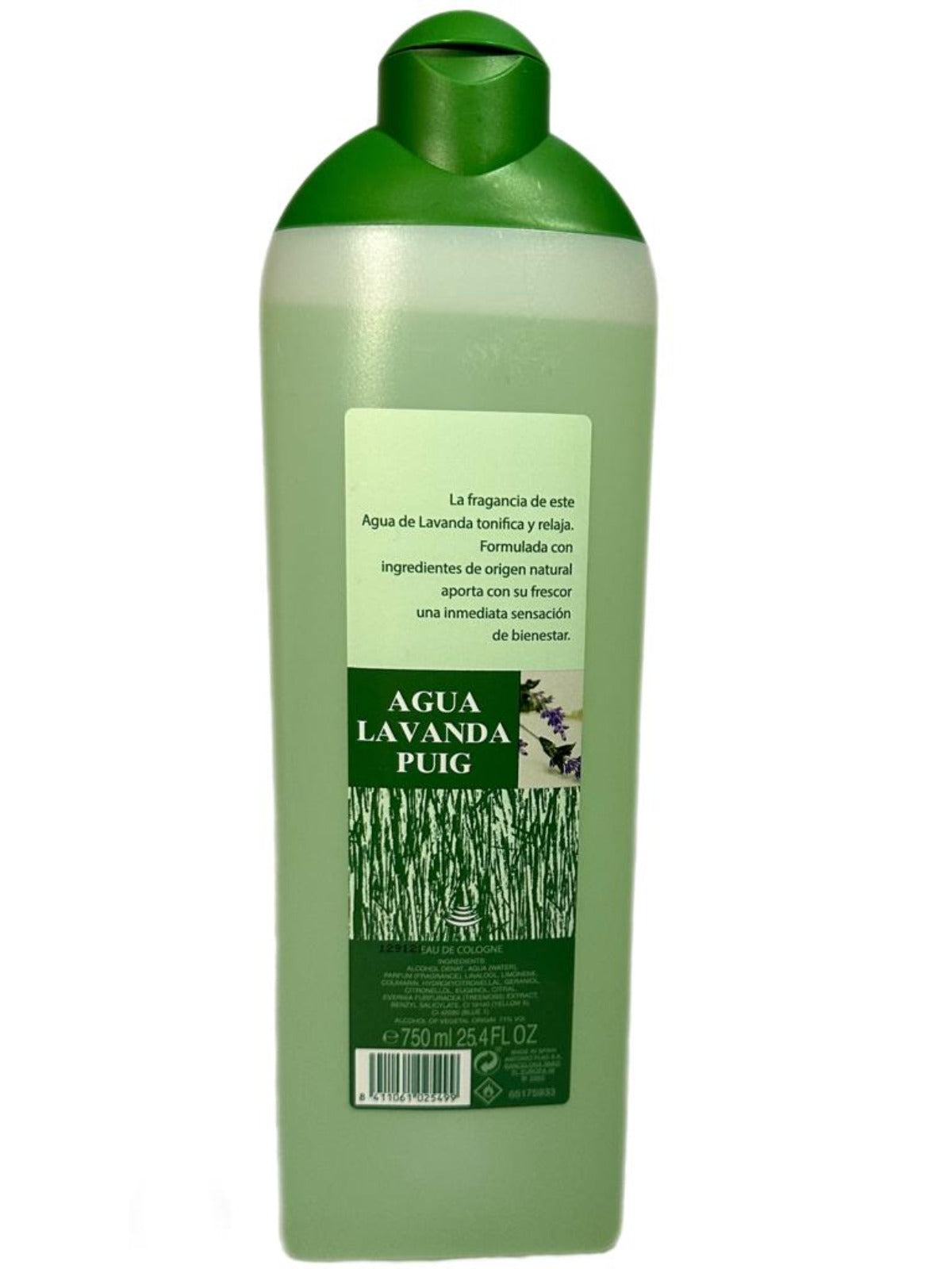 Agua Lavanda Puig Colonia Spanish Lavender Cologne 750ml