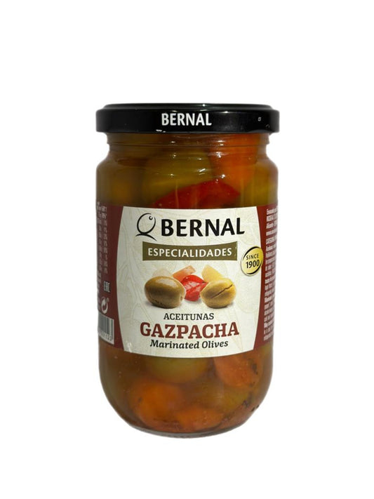 Bernal Especialidades Aceitunas Gazpacho Marinated Olives 300g