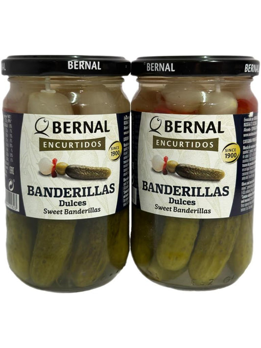 Bernal Banderillas Dulces Sweet Banderillas Cocktail 2 Pack 300g x2 Best Before End May 2027