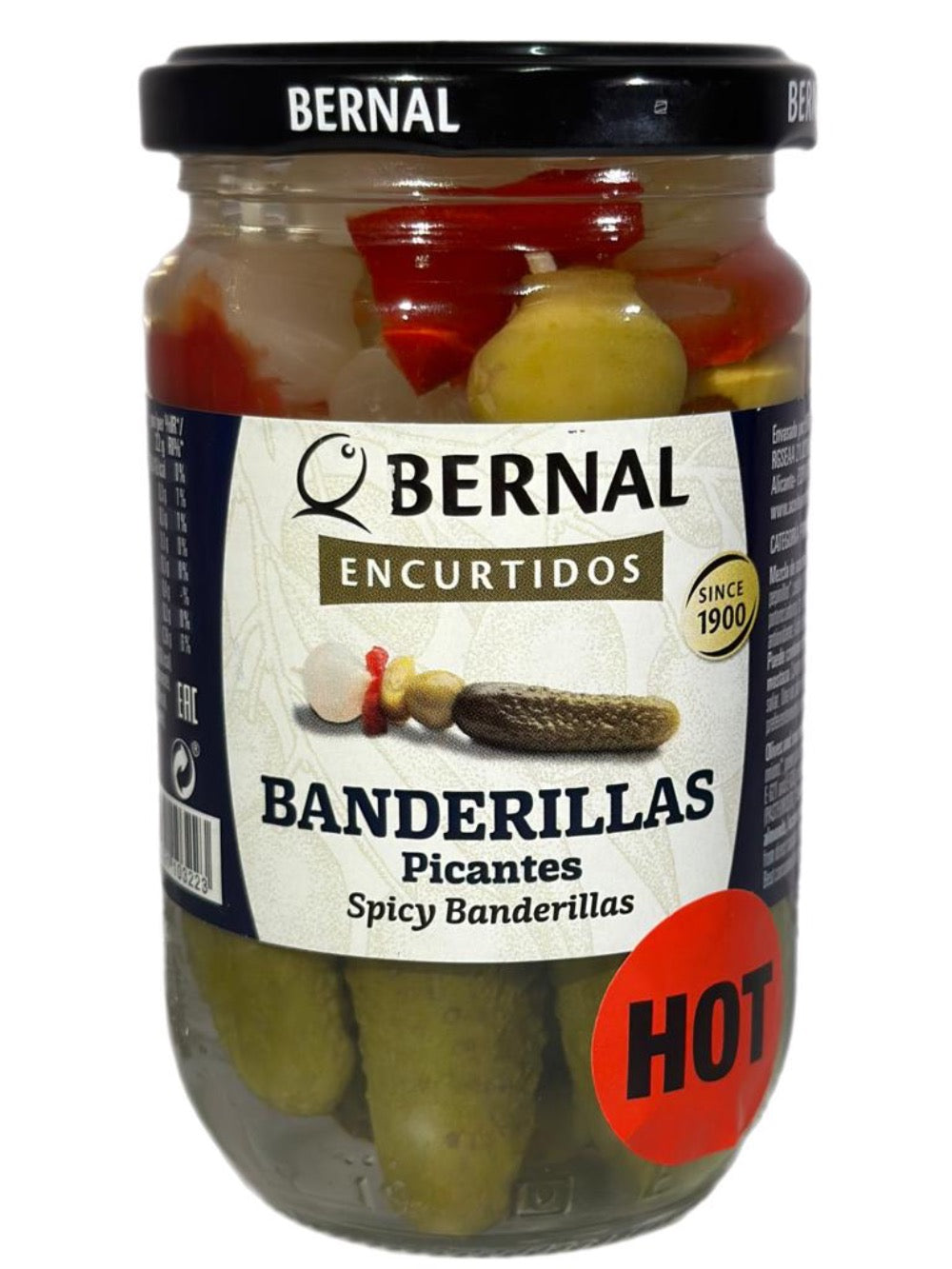 Bernal Banderillas Picantes Spicy Banderillas Cocktail 300g ea- 4 pack- 1200g total (Best Before 03-05-2027)