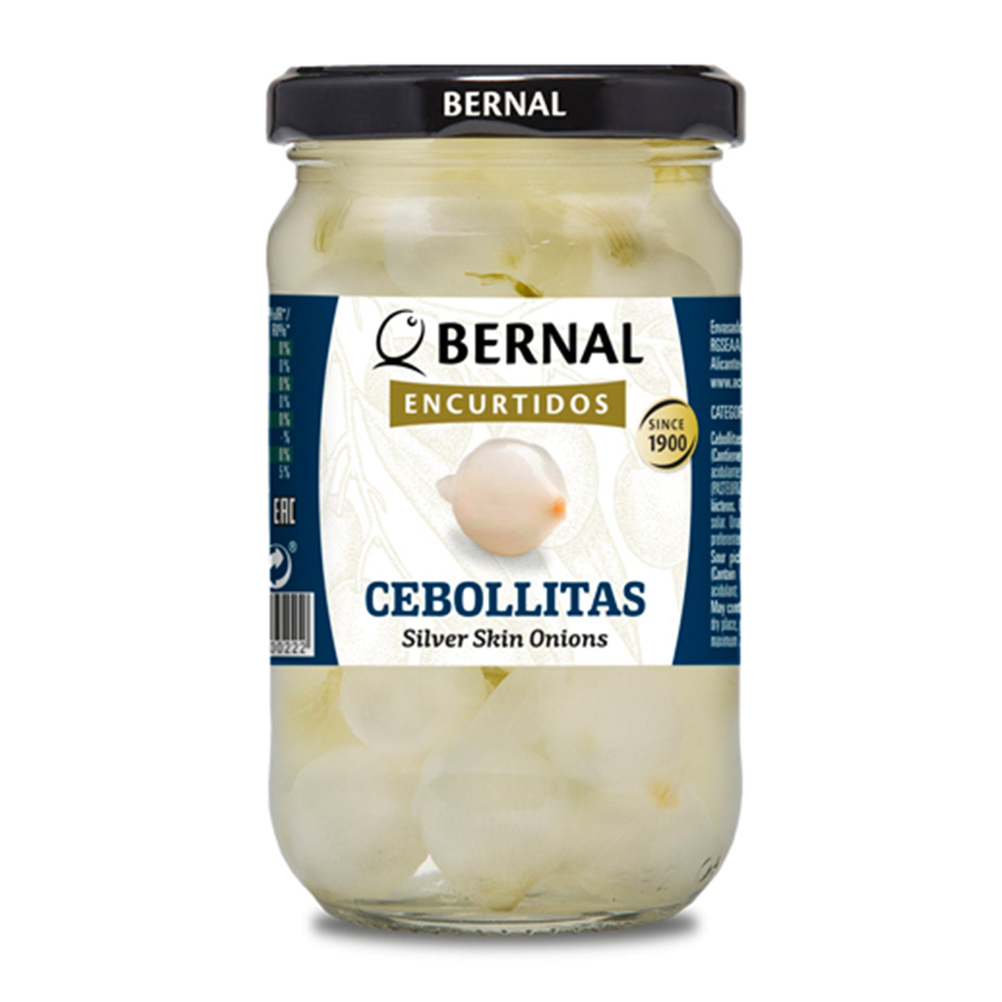 Bernal Encurtidos Cebollitas Silver Skin Onions 300g