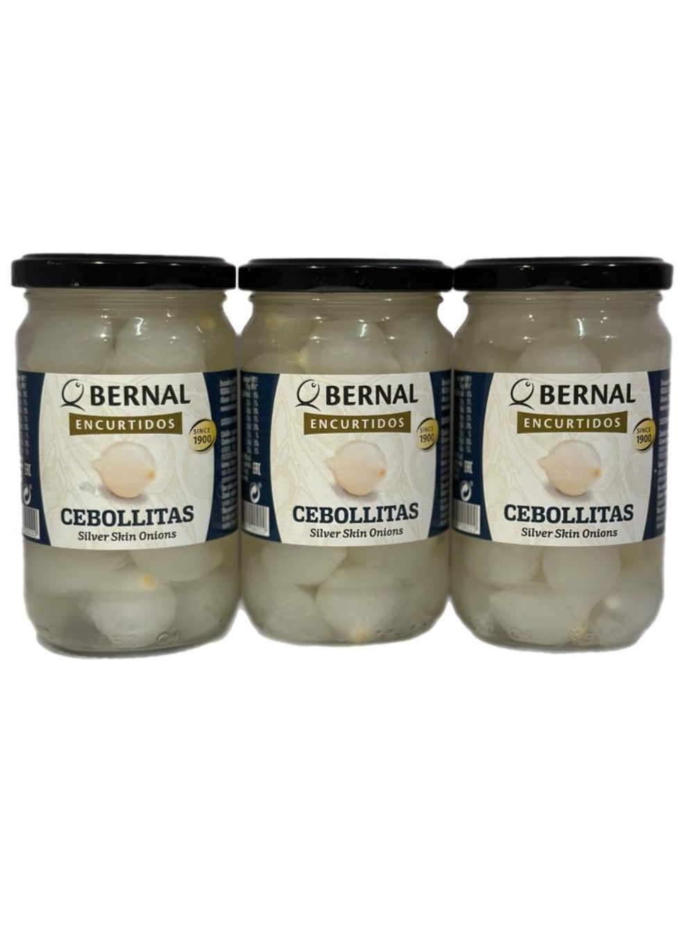 Bernal Cebollitas Silver Skin Onions 3 Pack 300g x3