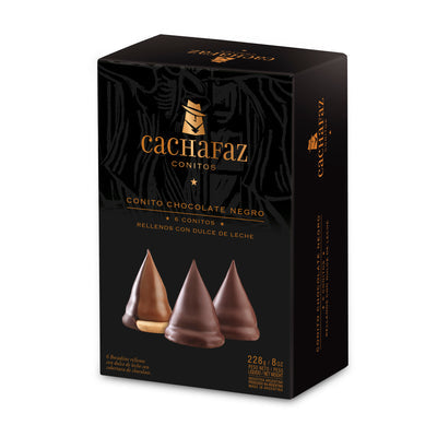 Cachafaz Conito Chocolate Negro 6 Pack 228g