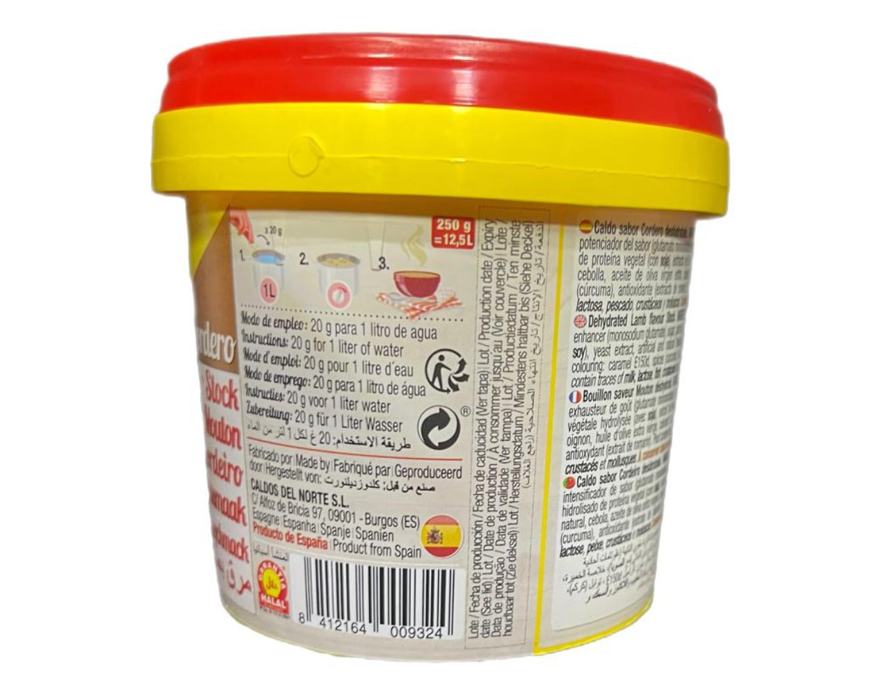 Calnort Caldo Sabor Cordero 250g