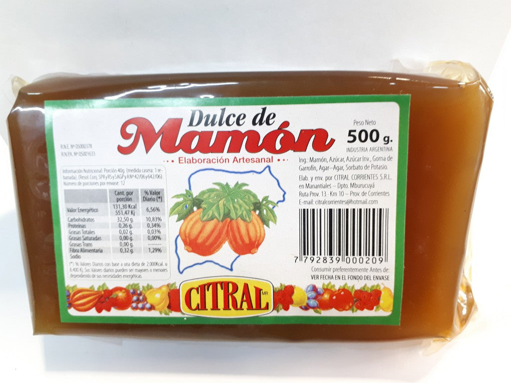 Citral Dulce De Mamón 500g