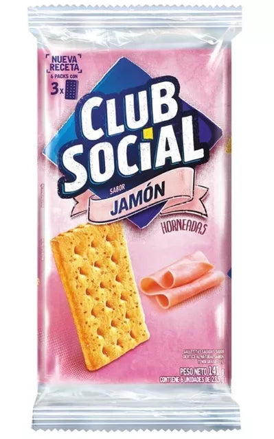 Club Social Sabor Jamón 141g