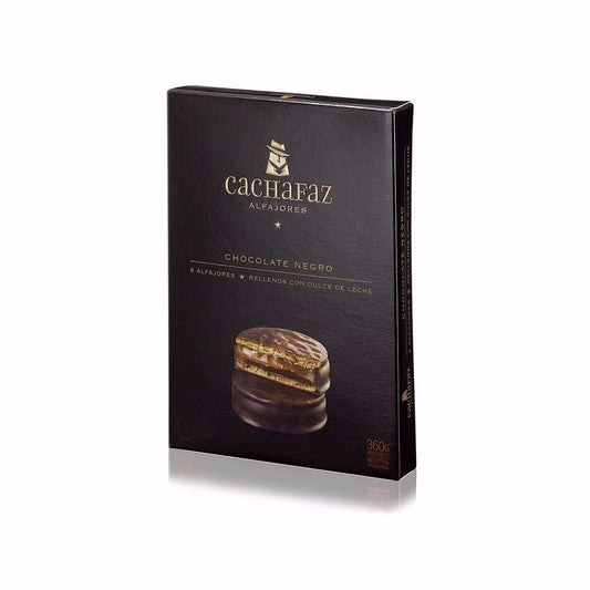 Cachafaz Dark Chocolate 6 pack Alfajores (Best Before 14-04-2026)