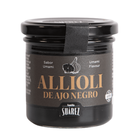 Familia Suarez Allioli de Ajo Negro Black Garlic Allioli 135g