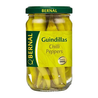Bernal Guindillas Spanish Chilli Peppers 300g Gross 110g Drained