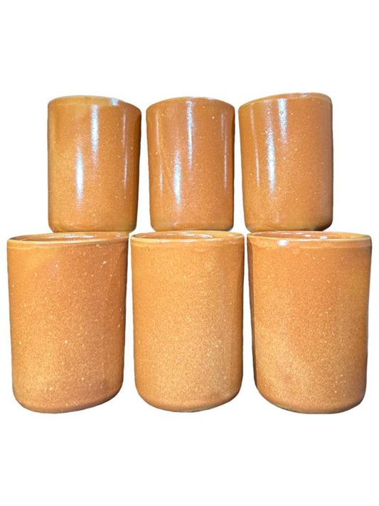 HP Padilla Spanish Terracotta Drinking Cups 225ml 6 Pack