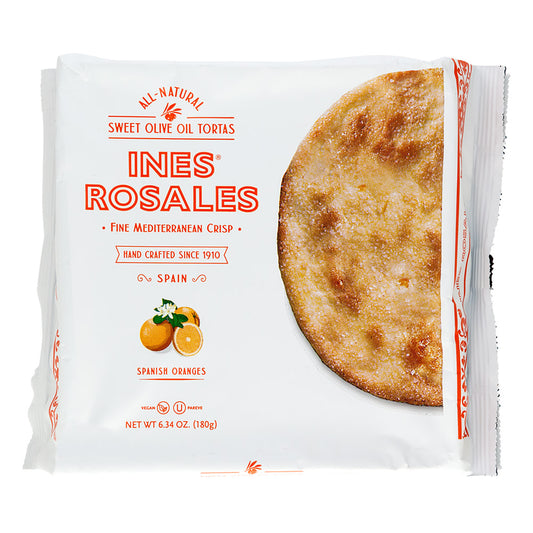 Ines Rosales Savoury Olive Oil Tortas with Orange 180g