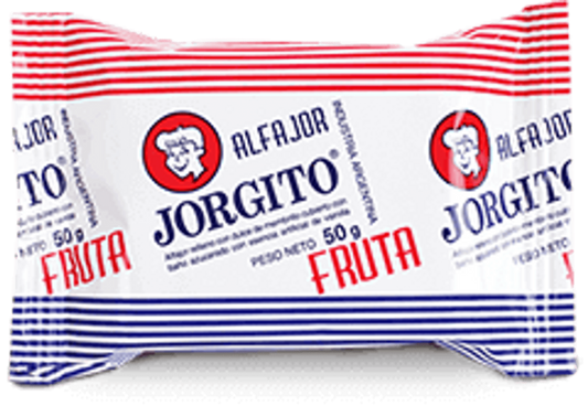 Jorgito Alfajor Fruta 50g