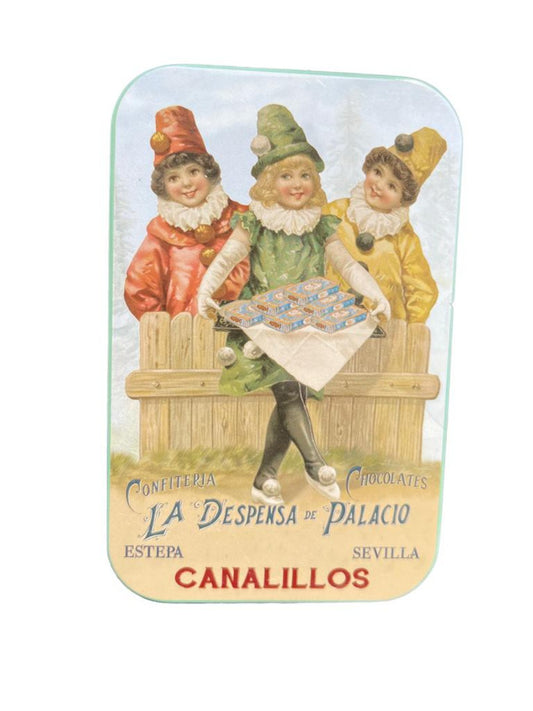 La Despensa de Palacio Canalillos Spanish Chocolate Cigars in Decorative Tin—Los Trillizos 65g