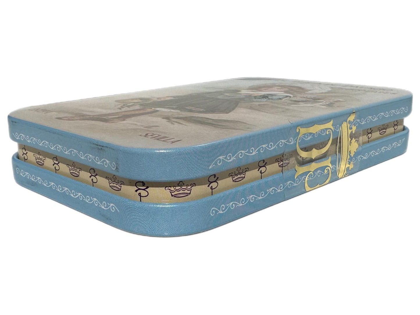 La Despensa de Palacio Canalillos Spanish Chocolate Cigars in Decorative Tin—La Chica de la Costa 65g