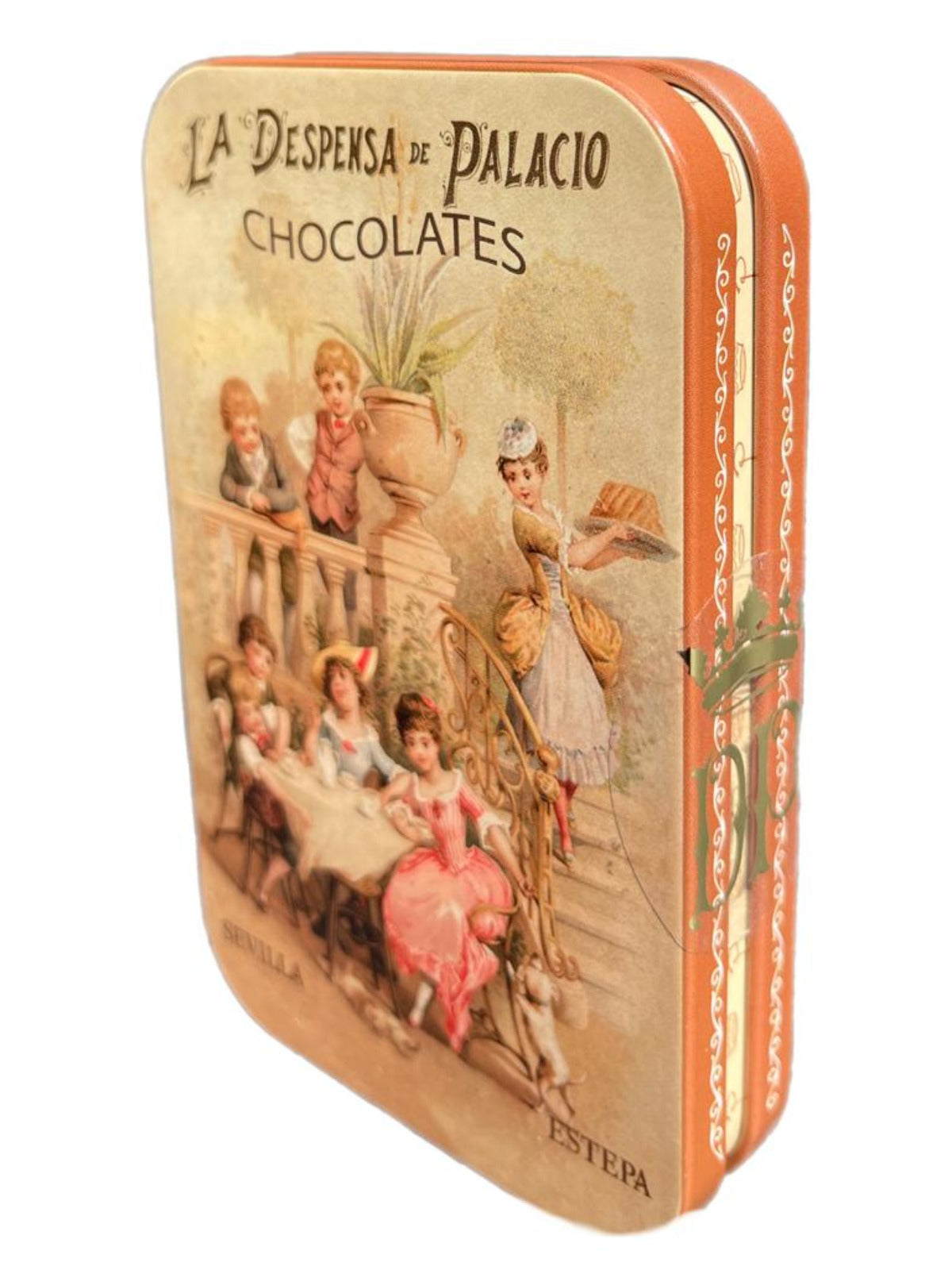 La Despensa de Palacio Canalillos Spanish Chocolate Cigars in Decorative Tin—La Pasar de Temporada 65g