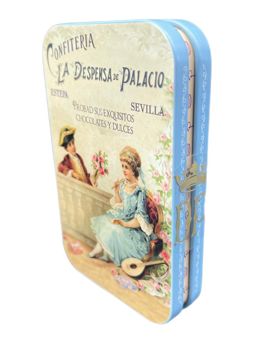 La Despensa de Palacio Canalillos Spanish Chocolate Cigars in Decorative Tin—La Mandolina 65g