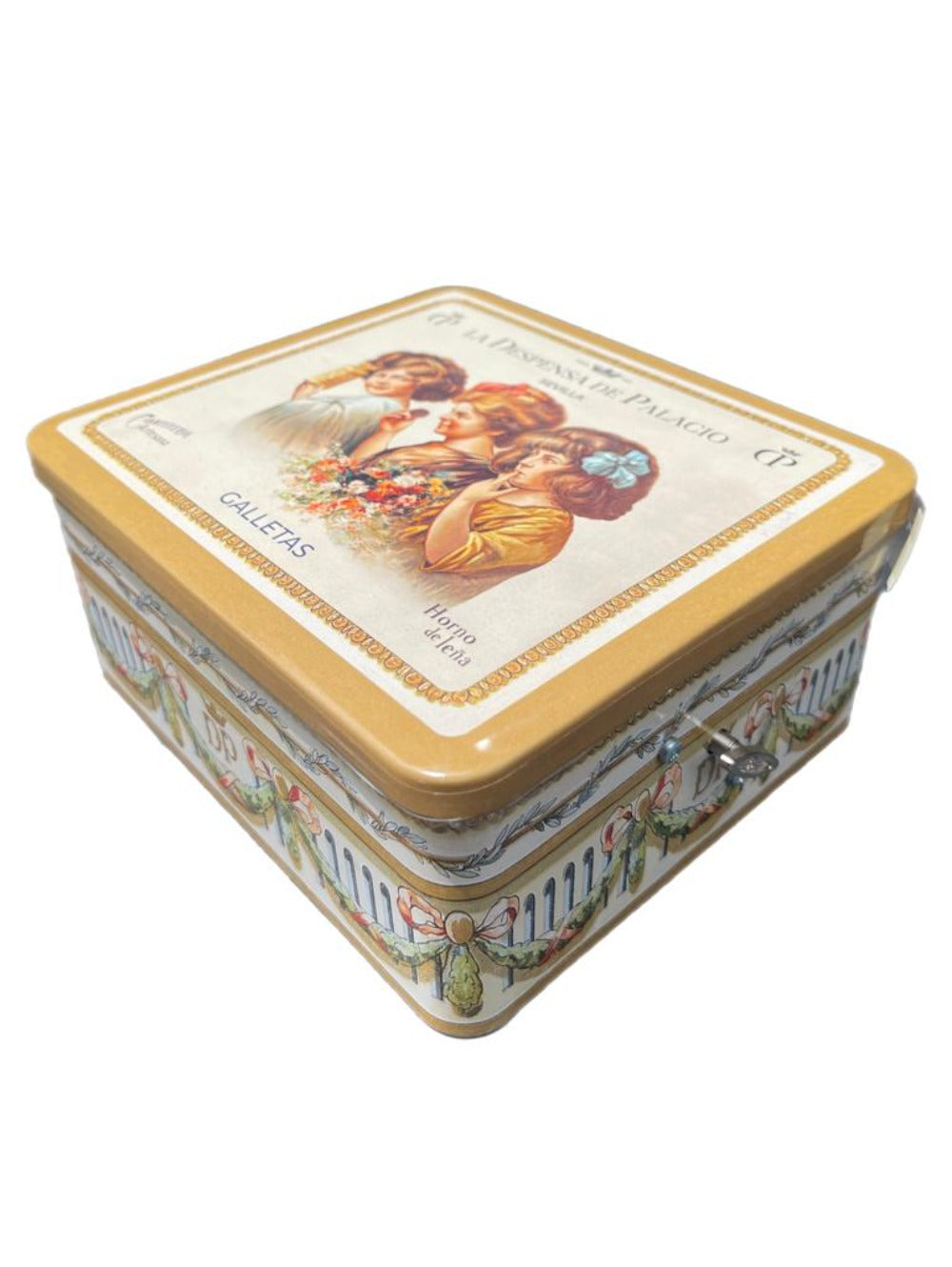 La Despensa de Palacio Lata de Galletas Spanish Biscuits in Decorative Tin 500g