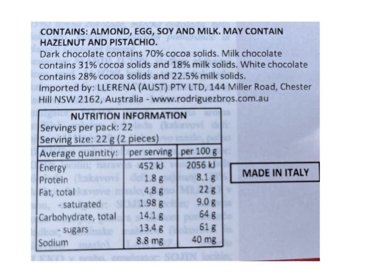 Marie Ange Di Costa Flower Fairy Torroncini--Mini Assorted Italian Turron 500g