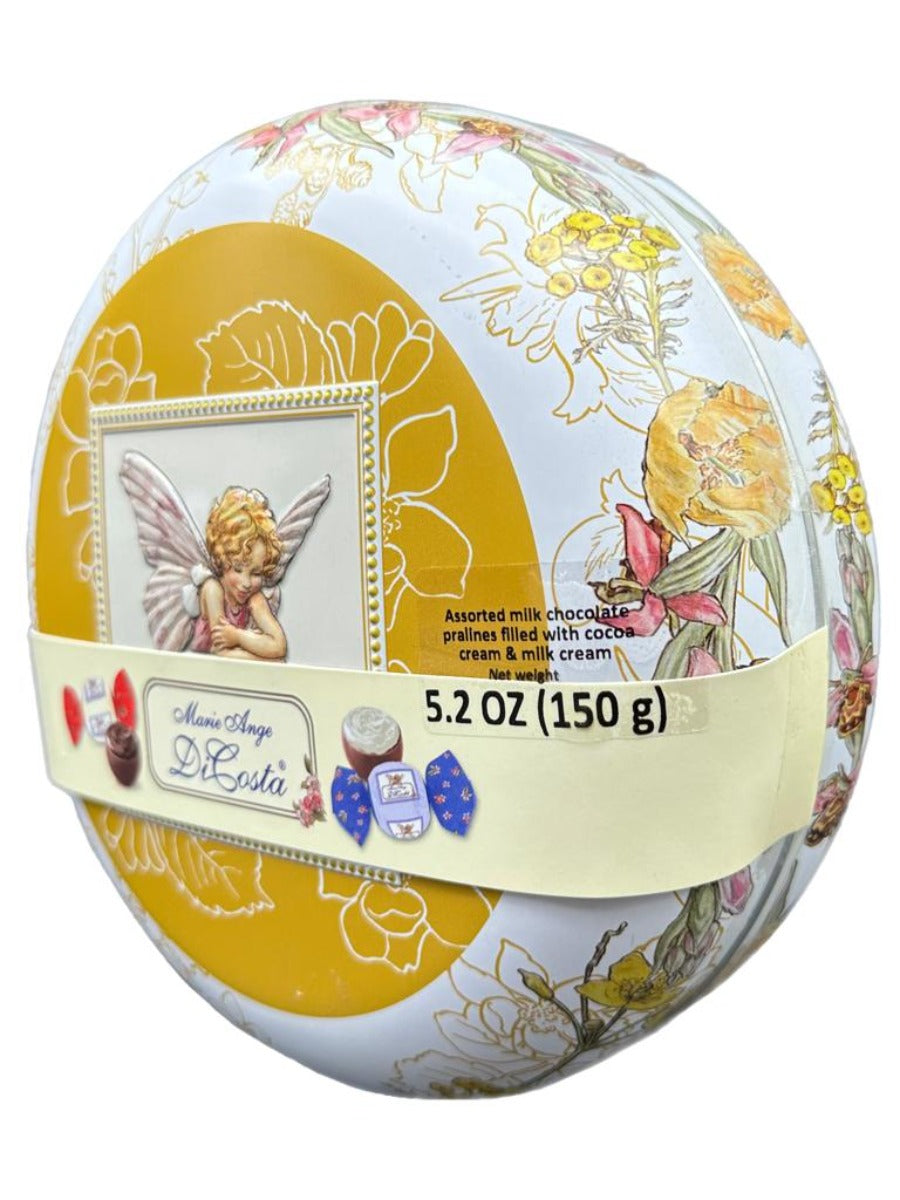 Marie Ange di Costa Flower Fairy Italian Praline Chocolates--Globe in Gold 140g