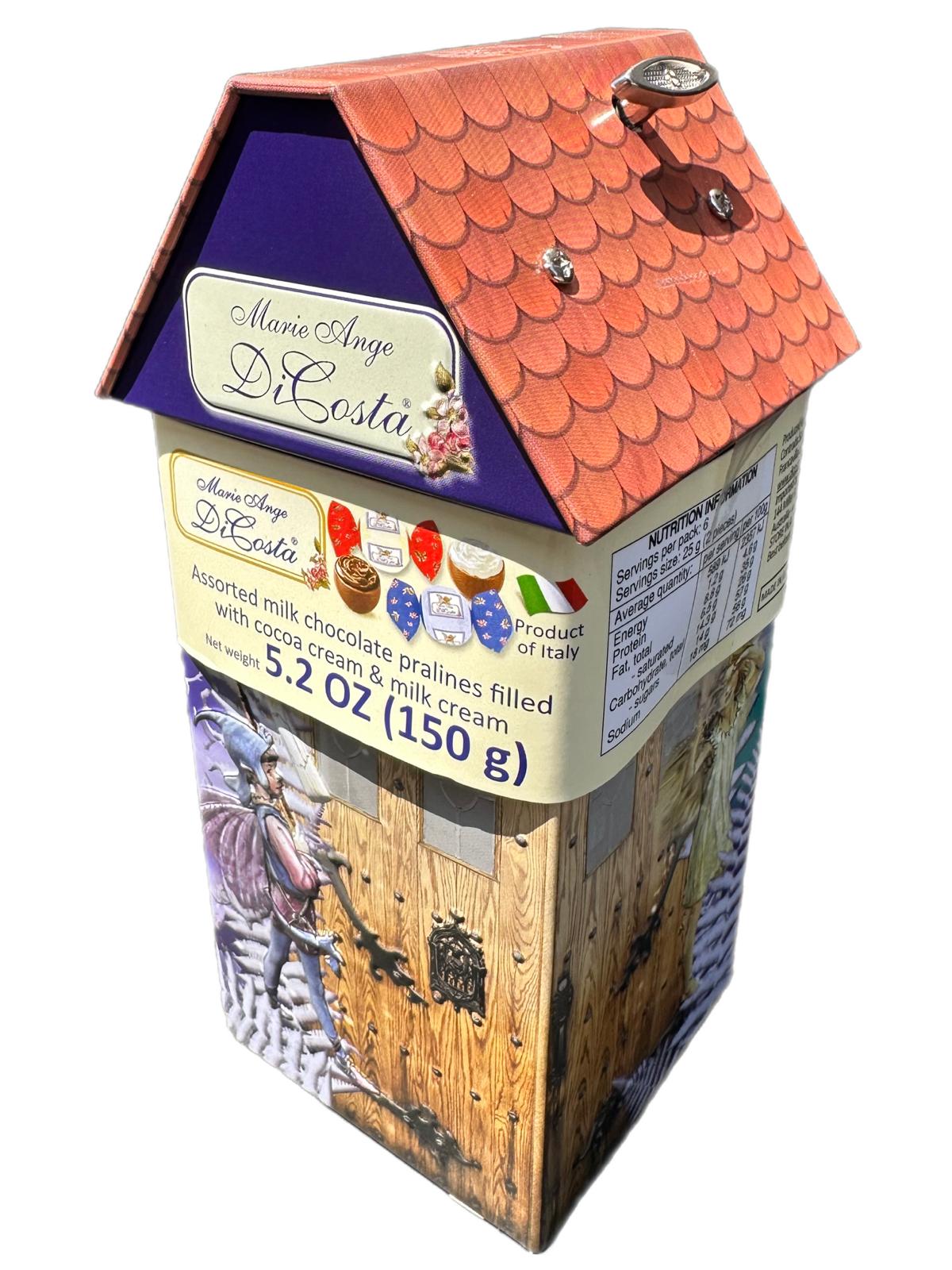 Marie Ange di Costa Italian Flower Fairy Music Box with Praline Chocolates--Casa degli Uccelli La Colpo 140g